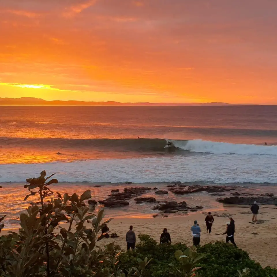 Jeffreys Bay at Sunset
