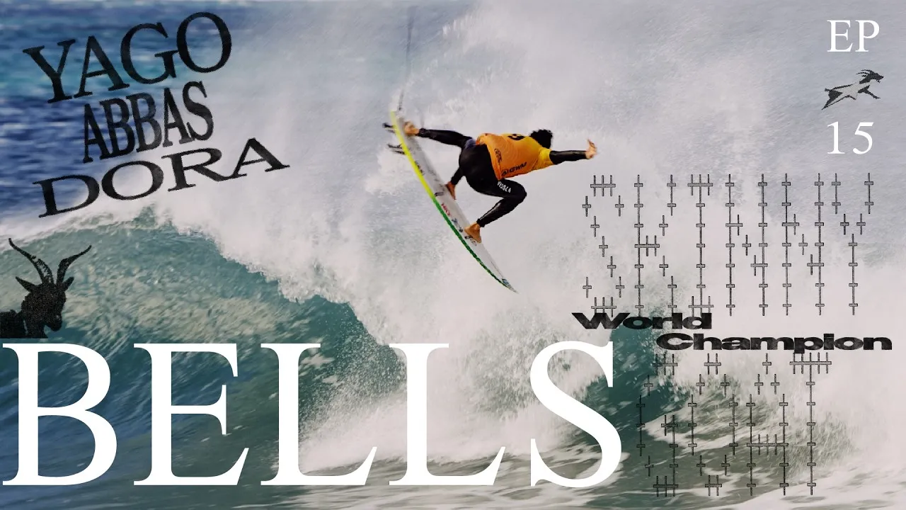 Yago Dora at Bells Beach in Skinny Goat episode 15